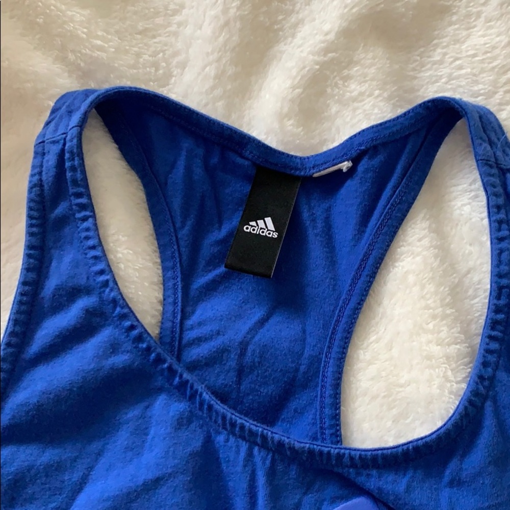 Cropped Racerback ADIDAS Workout Tank - Picture 3 of 3